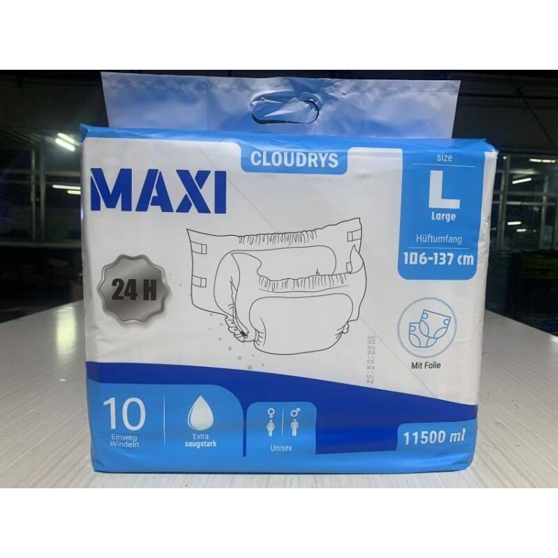 Cloudrys maxi Windeln mit Folie Gr. L mit 11500 ml - Cloudrys