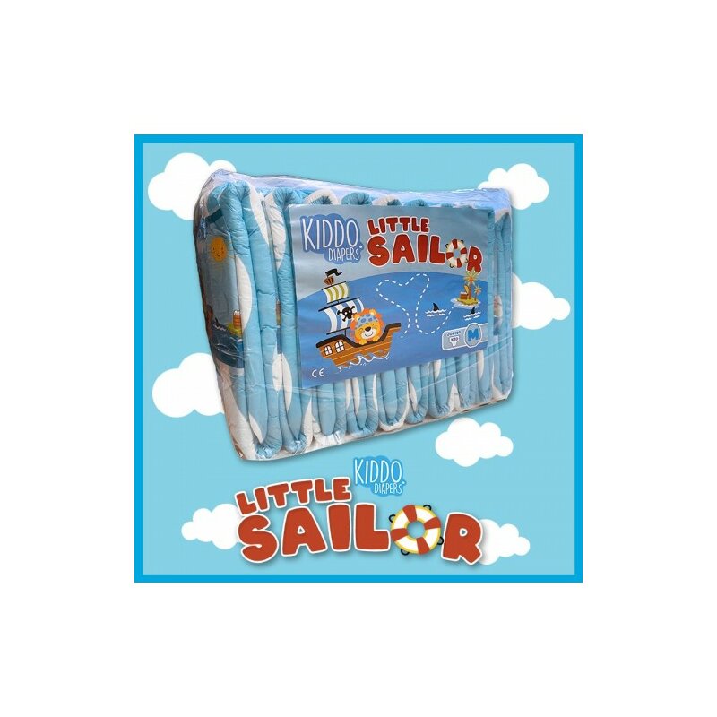Kiddo Sailor Windeln mit Folie M - Cloudrys