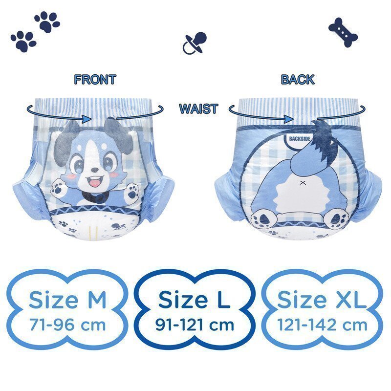 Little Blue BabyFur Cotton Feel Windeln - Cloudrys