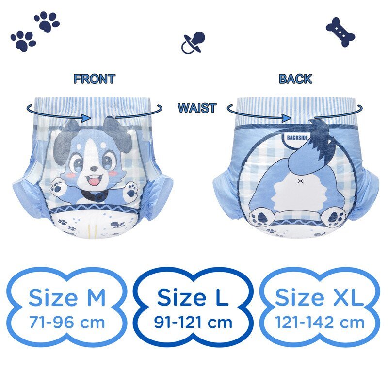 Little Blue BabyFur Cotton Feel Windeln Gr M - Cloudrys