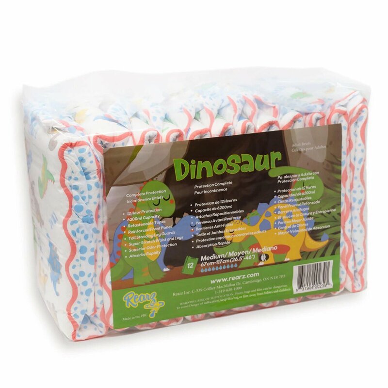 Rearz Dinosaurier Windeln mit Folie - Gr. M - Cloudrys