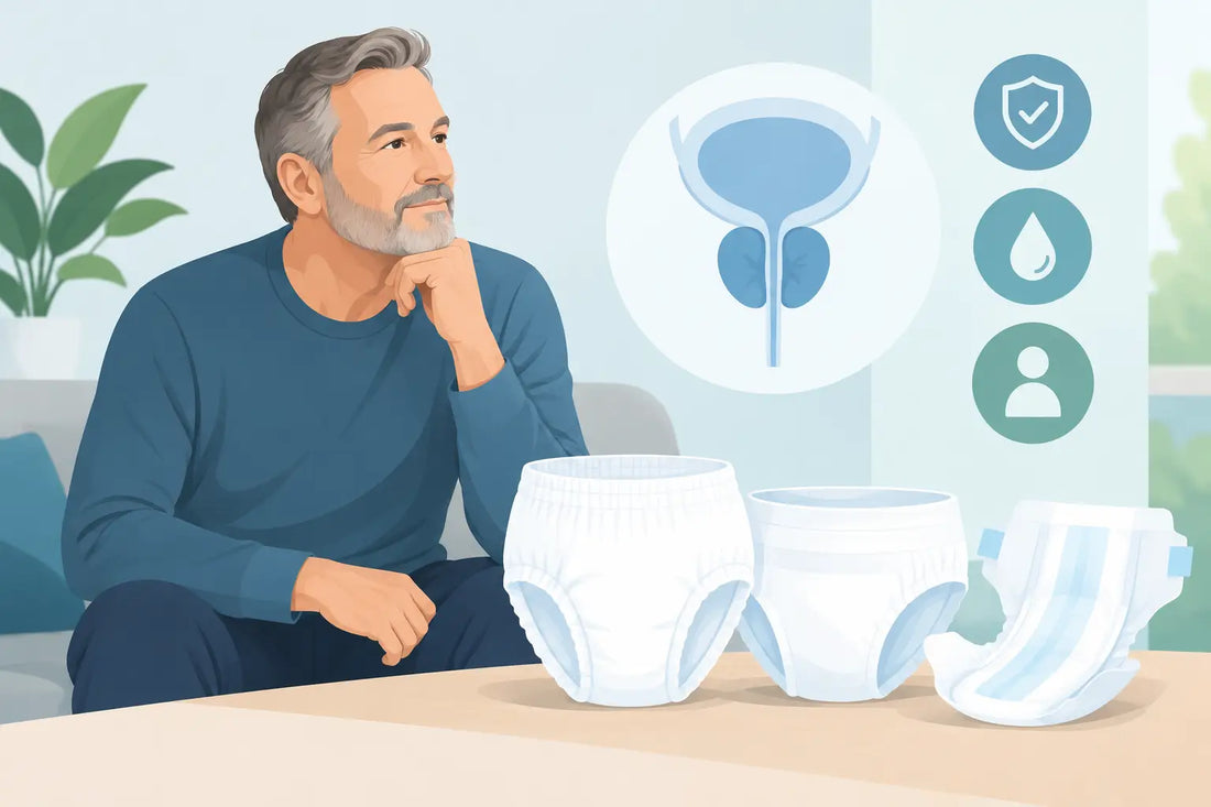 Windeln nach einer Prostataoperation auswählen