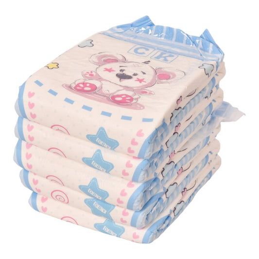 2 Stück Fluffy Bear 13500 ml Windeln mit Folie Gr M - Cloudrys