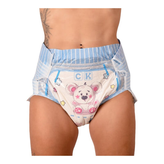 2 Stück Fluffy Bear 13500 ml Windeln mit Folie Gr M - Cloudrys