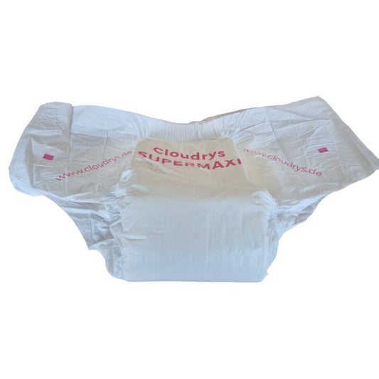 Cloudrys supermaxi rosa Windeln mit Folie Gr. L (2 Stück) - Cloudrys