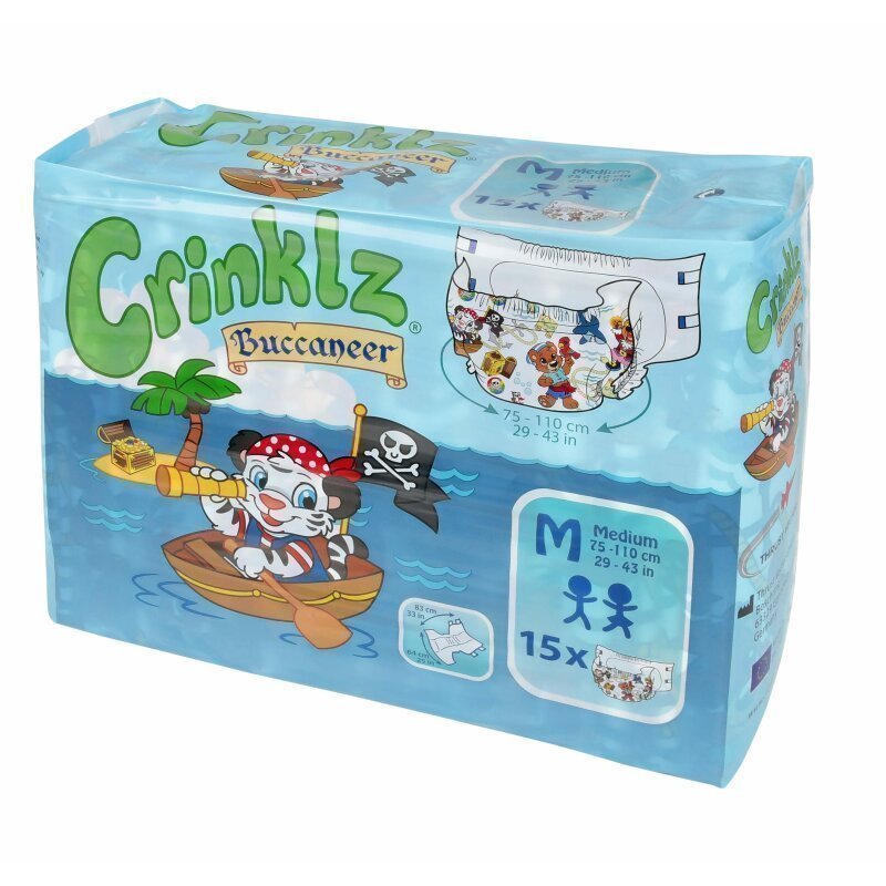 Crinklz Buccaneer Windeln mit Folie - Cloudrys