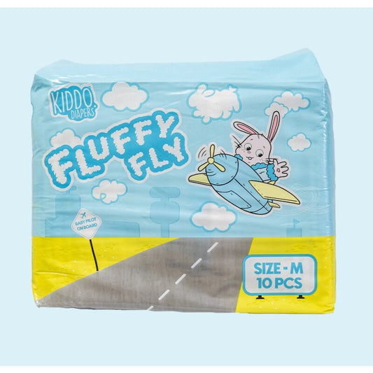 Kiddo Fluffy Fly Windeln M - Cloudrys