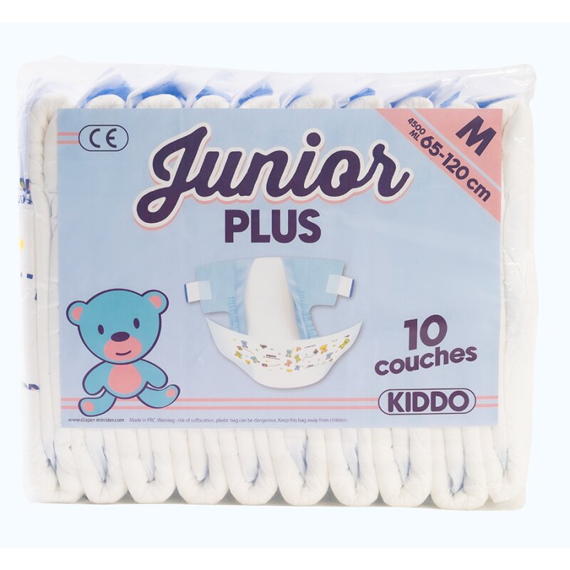 Kiddo Junior blau Windeln mit Folie M - Cloudrys