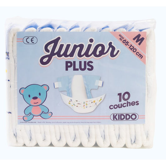 Kiddo Junior blau Windeln mit Folie M - Cloudrys