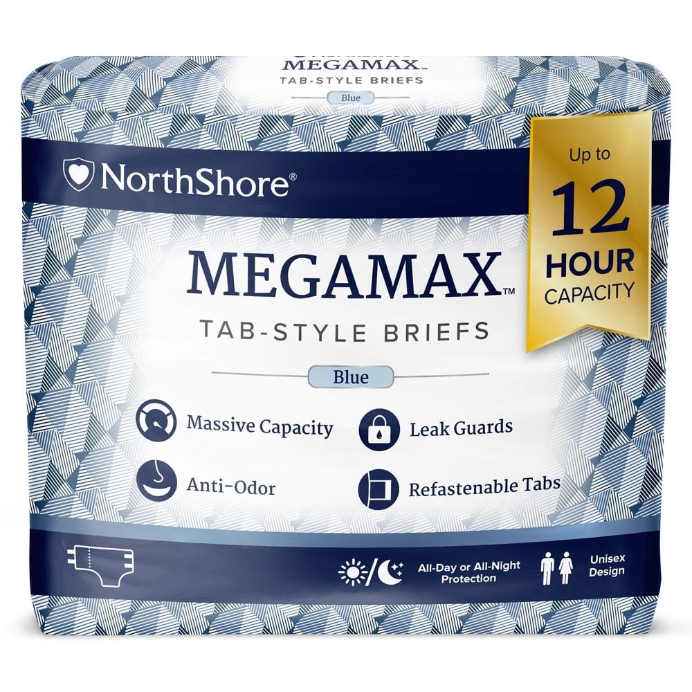 Northshore Megamax Windeln mit Folie blau - Cloudrys
