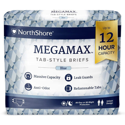 Northshore Megamax Windeln mit Folie blau - Cloudrys