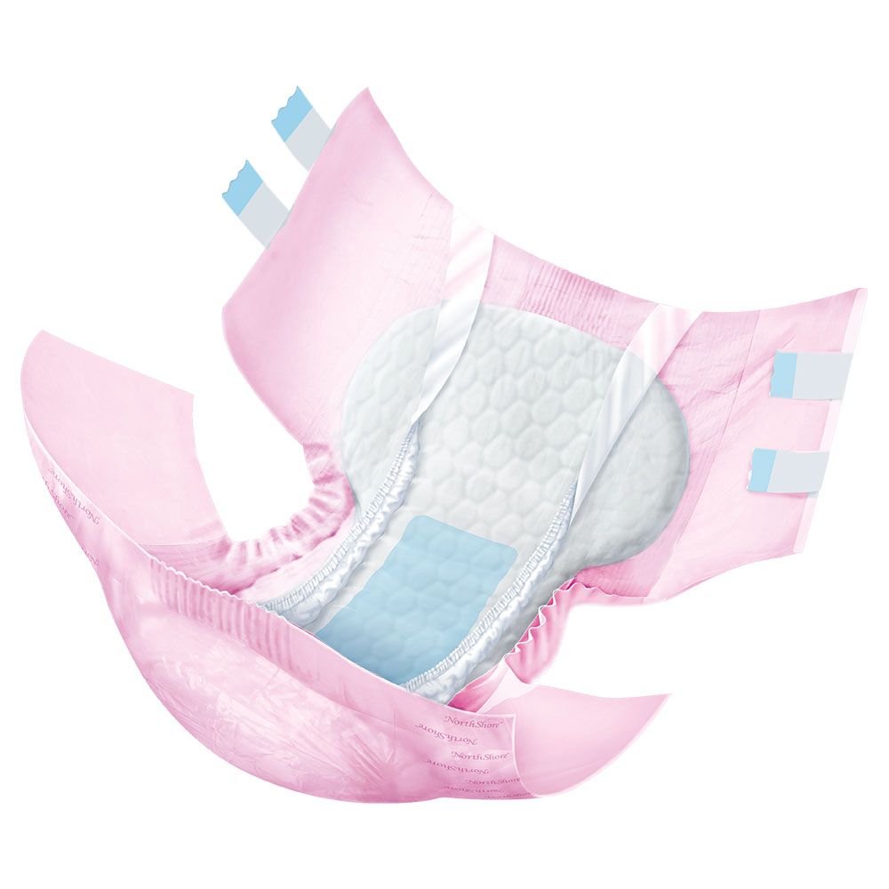 Northshore Megamax Windeln mit Folie rosa - Cloudrys