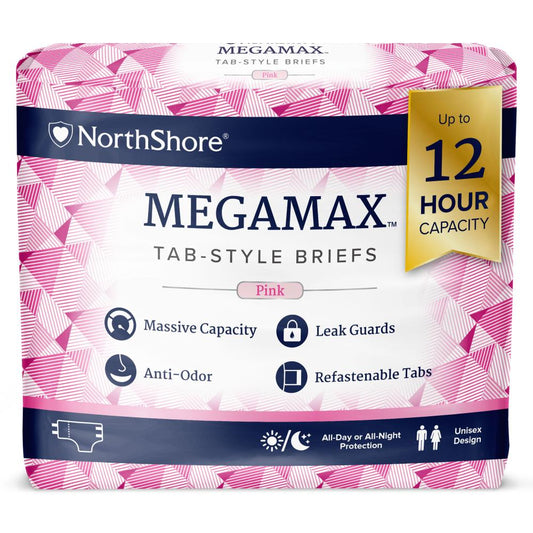 Northshore Megamax Windeln mit Folie rosa - Cloudrys