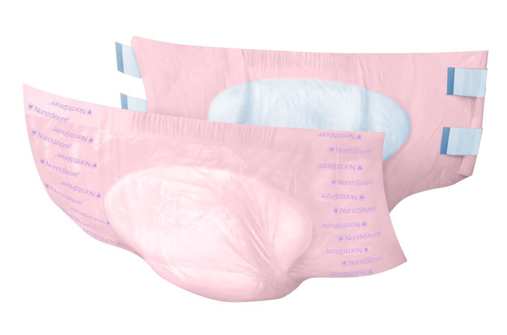 Northshore Megamax Windeln mit Folie rosa - Cloudrys