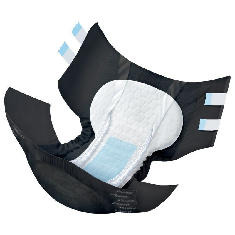 Northshore Megamax Windeln mit Folie schwarz - Cloudrys