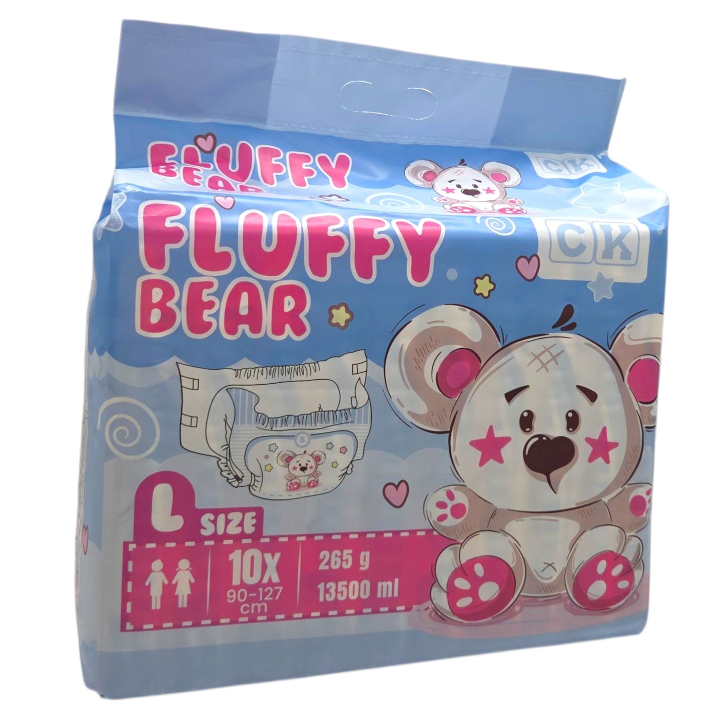Penatenduft Fluffy Bear Windeln mit Folie - Cloudrys