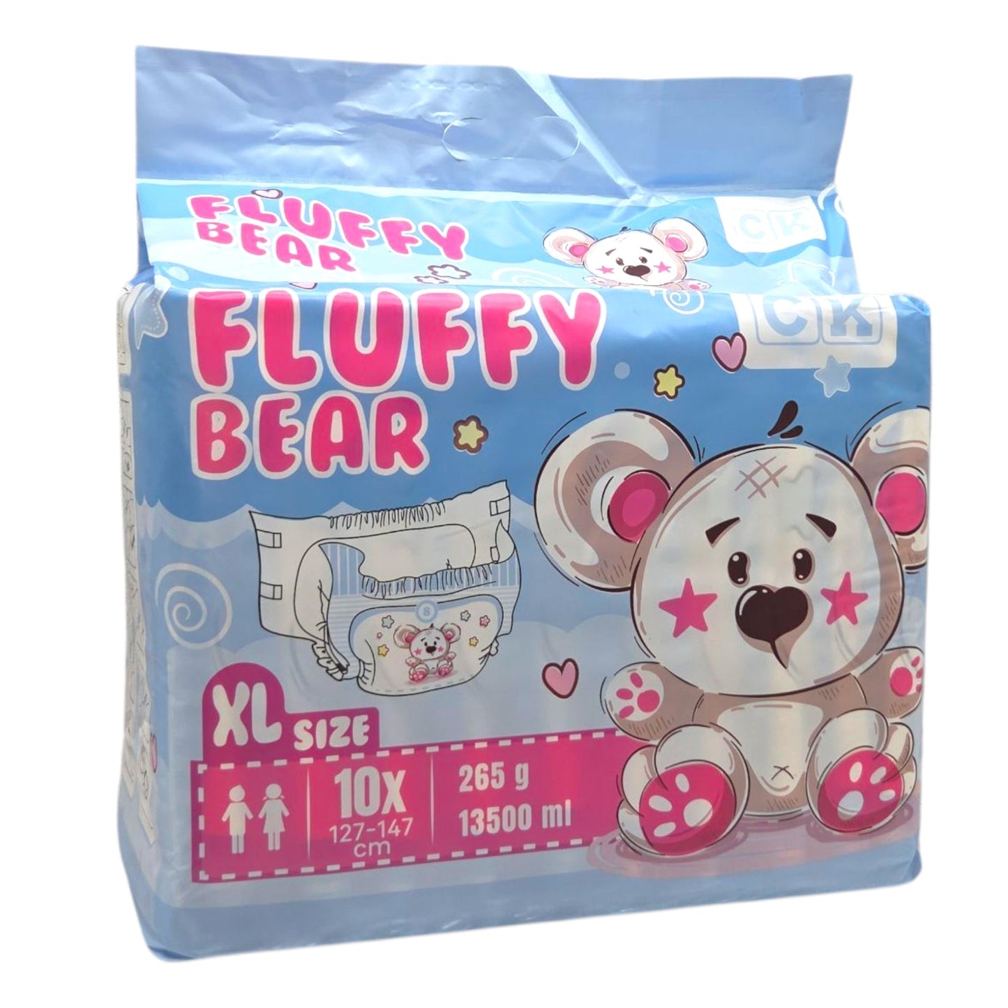 Penatenduft Fluffy Bear Windeln mit Folie - Cloudrys