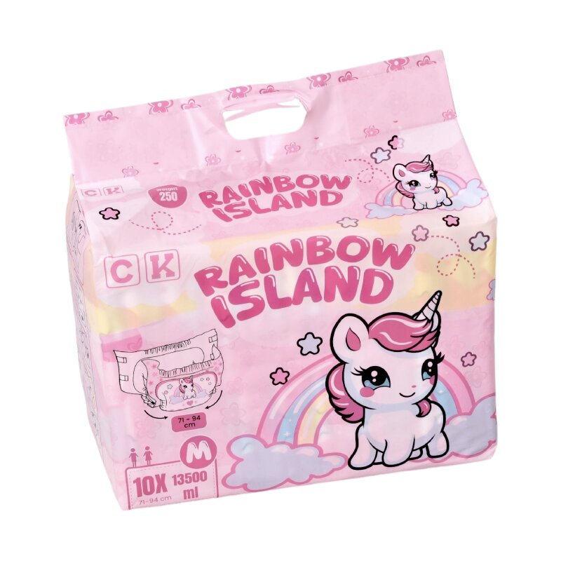 Rainbow Island 13500 ml Windeln mit Folie Gr M - Cloudrys
