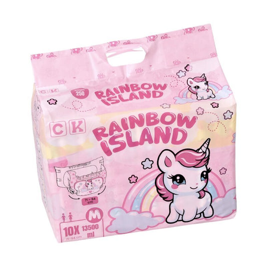 Rainbow Island 13500 ml Windeln mit Folie Gr M - Cloudrys