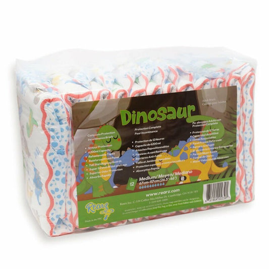 Rearz Dinosaurier Windeln mit Folie - Gr. M - Cloudrys