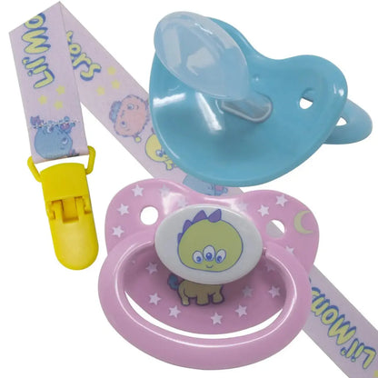 Rearz | Lil' Monsters | 2er Set - Adult Schnuller + Schnullerkette
