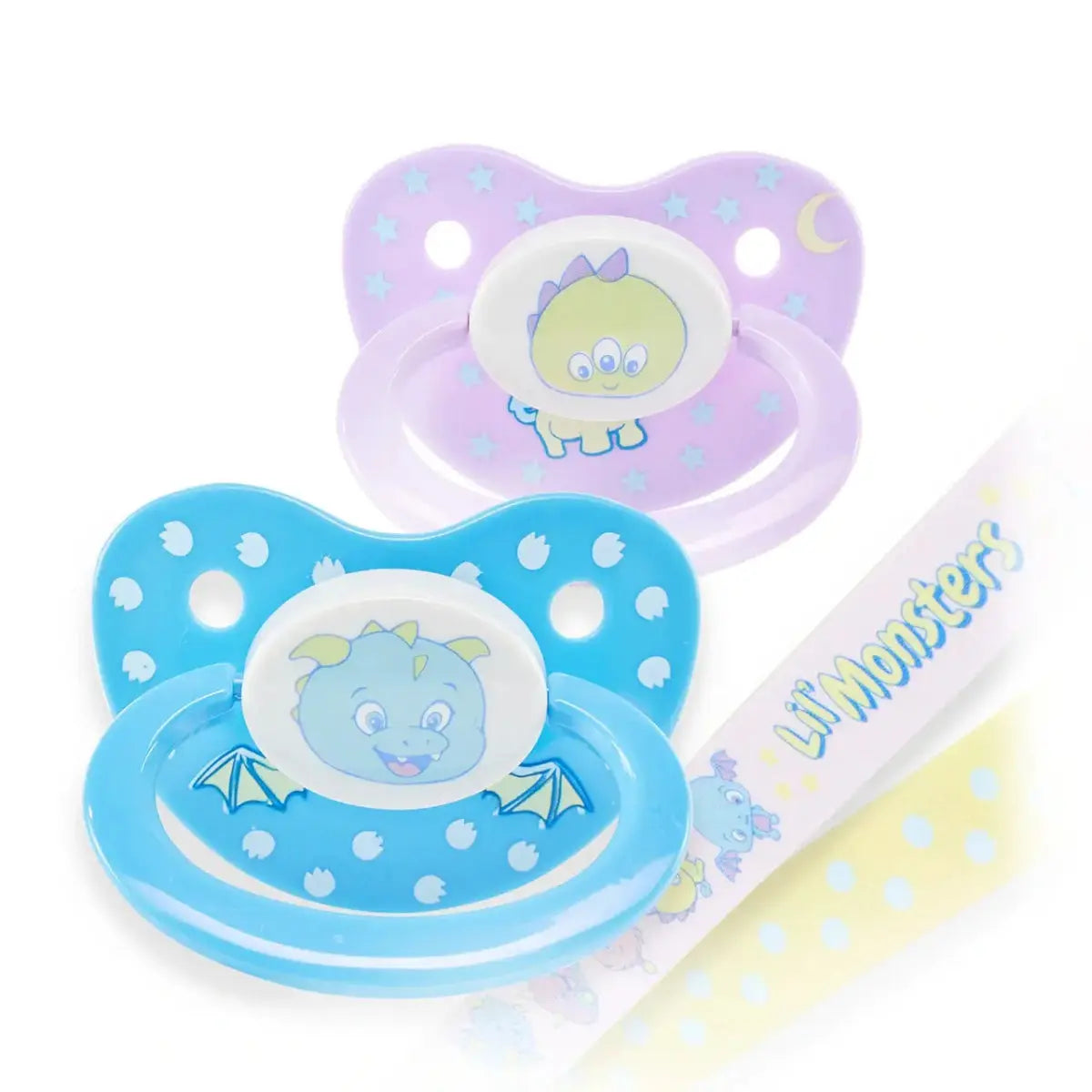 Rearz | Lil' Monsters | 2er Set - Adult Schnuller + Schnullerkette