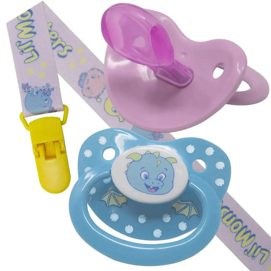 Rearz | Lil' Monsters | 2er Set - Adult Schnuller + Schnullerkette - Cloudrys