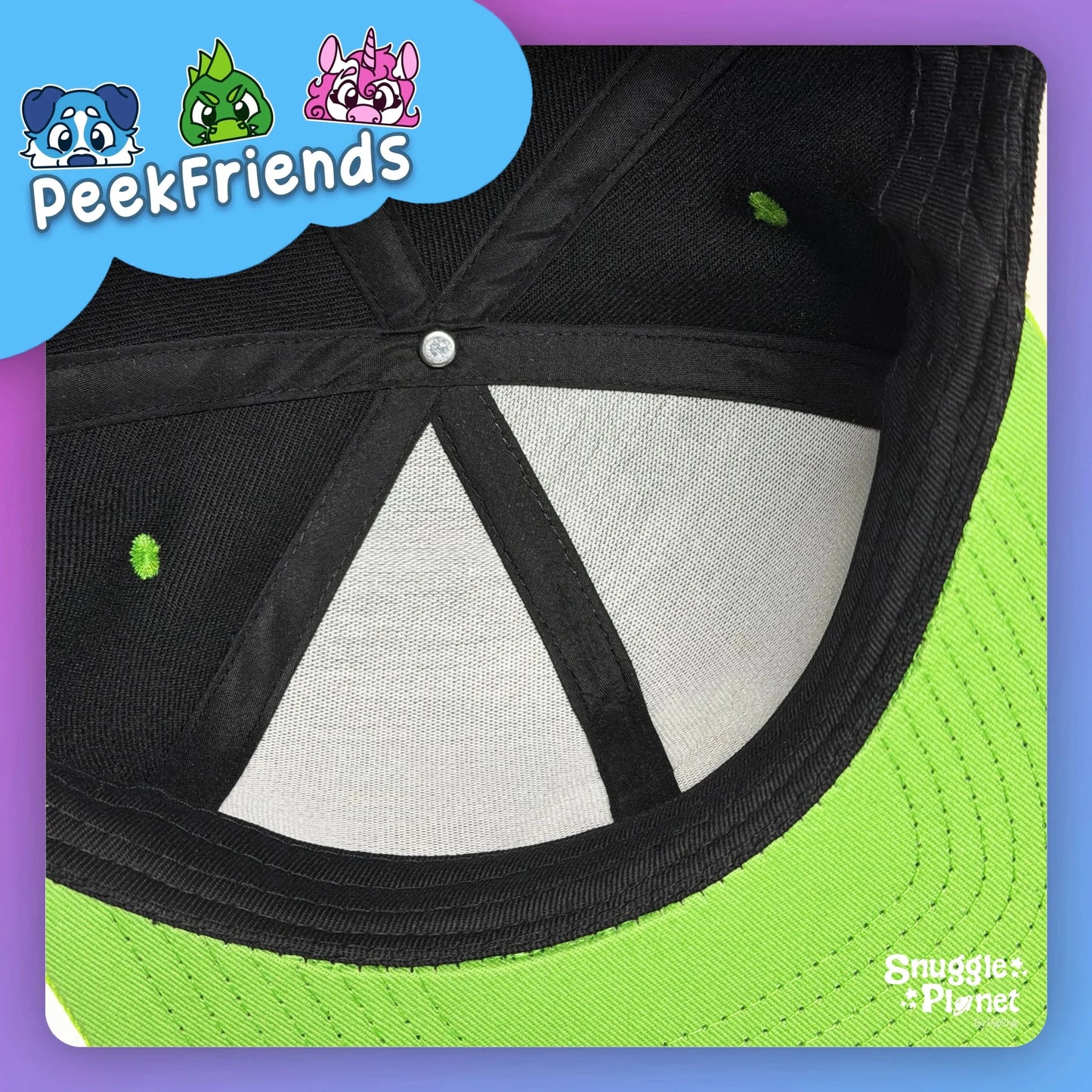 SnugglePlanet | PeekFriends | Snapback Cap - Cloudrys