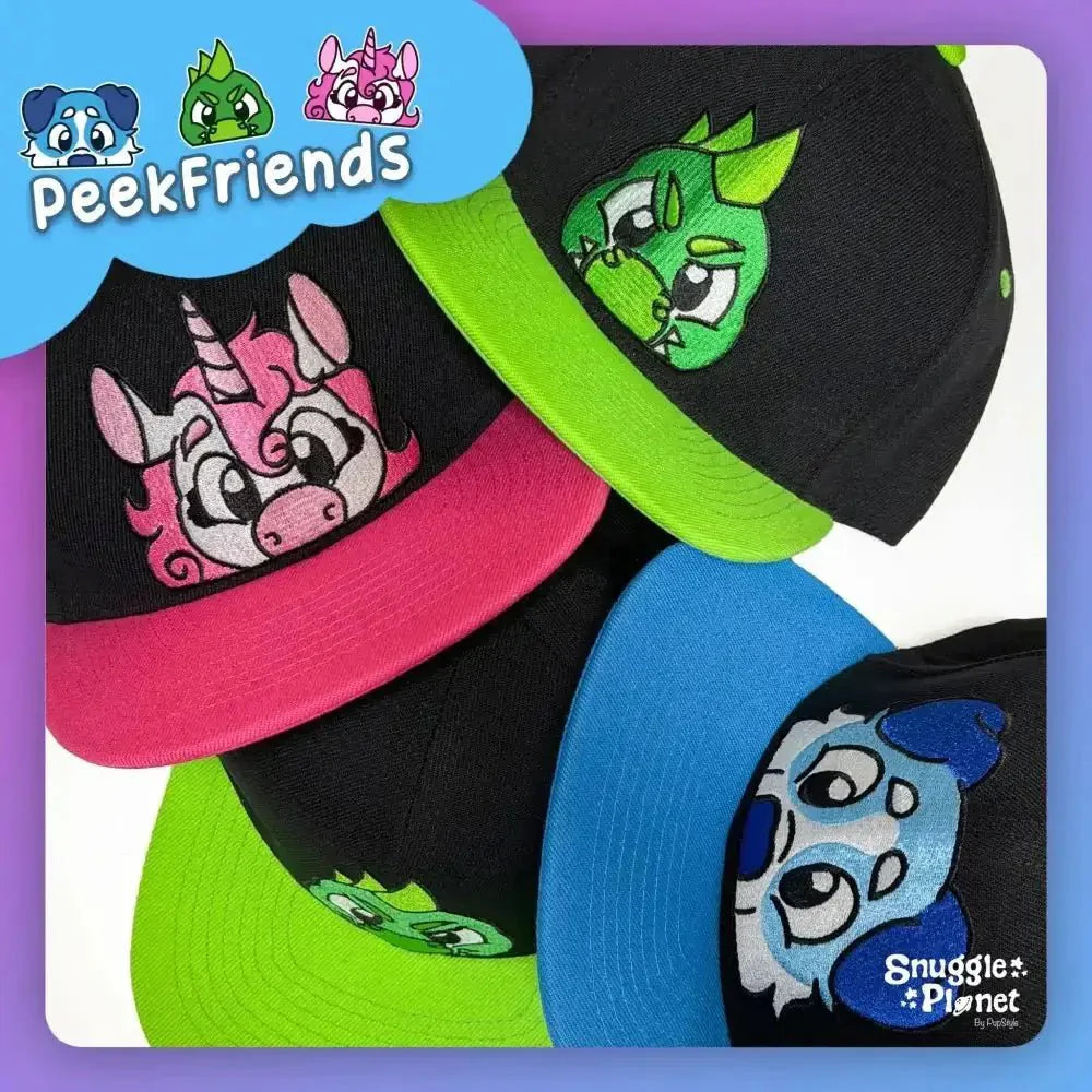 SnugglePlanet | PeekFriends | Snapback Cap - Cloudrys