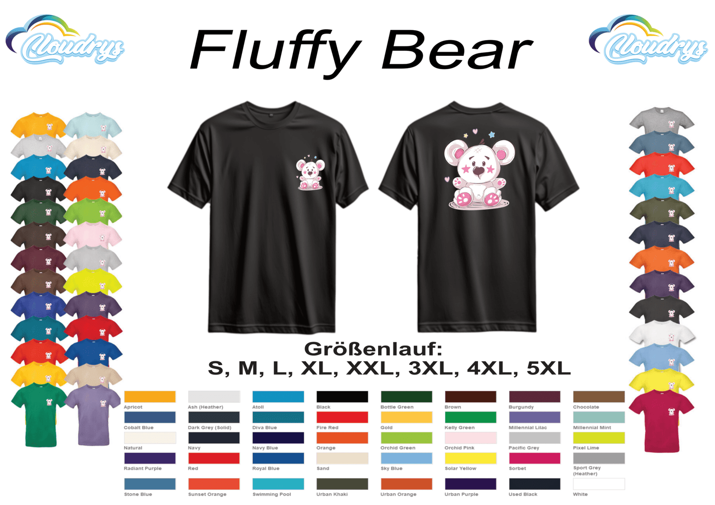 T-Shirt bedruckt - Cloudrys