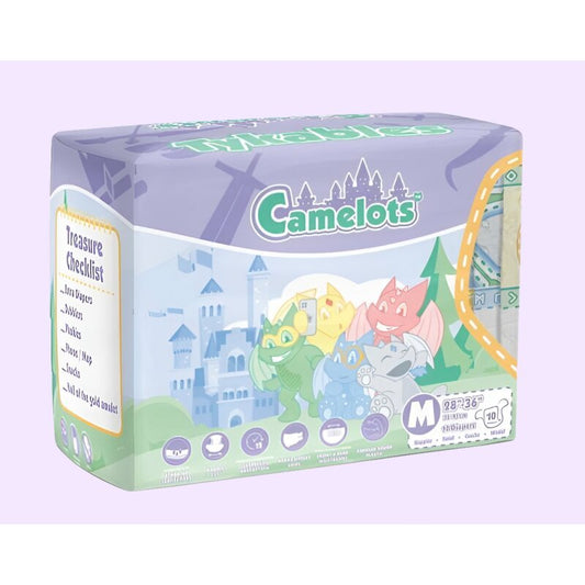Tykables Camelots Windeln mit Folie Gr M - Cloudrys