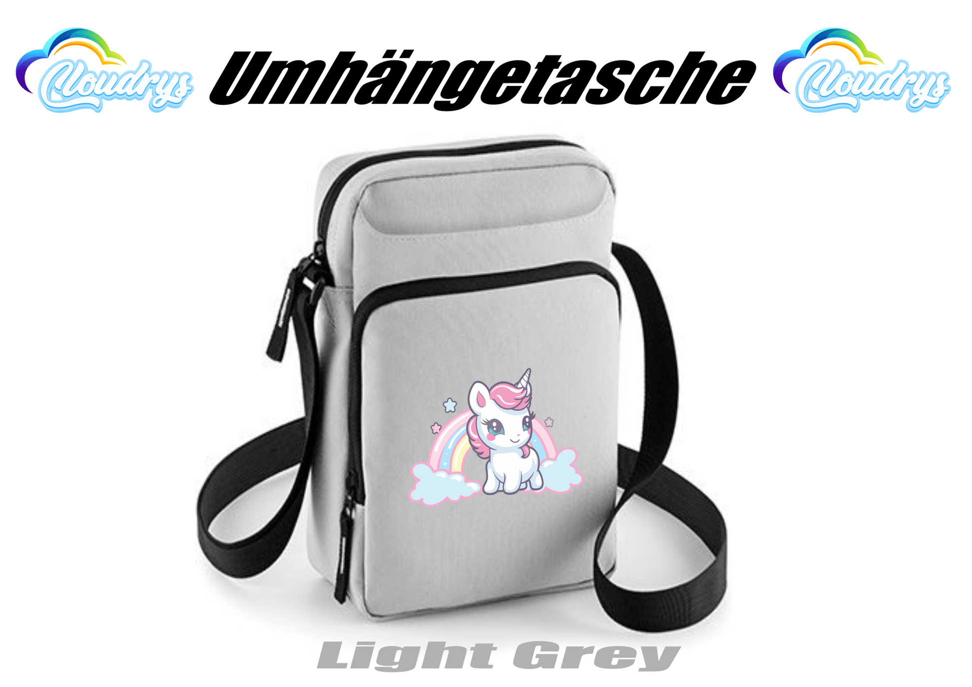 Umhängetasche bedruckt - Cloudrys
